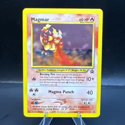 Magmar 44 Black Star Rare Promo WOTC Pokemon Card LP - Image 1