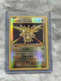 Zapdos 42/108 Reverse Holo Rare Pokemon Card Vintage 2016 Evolutions VGC TCG - Image 1
