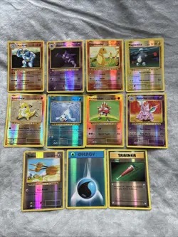 11 Reverse Holo Pokemon Cards 2016 Evolutions - Rare Cards TCG - Good Condition - Image 1