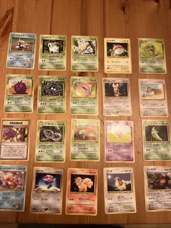 Pokemon Card Karten Sammlung Collection WOTC Vintage Japanese 1st Edition - Image 1