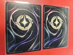 (×2) Disney Lorcana Tcg Misprint Test Run Discard Error Black Card Azurite Sea - Image 2