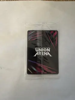 Sword Art Online Kirito Union Arena Promo Card Rare Battle Series + AP Sleeves - Image 2