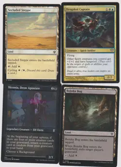15x MULTICOLOR COMMANDER CARDS MAGIC MTG N-MINT RARE UNCOMMON U-10 - Image 1