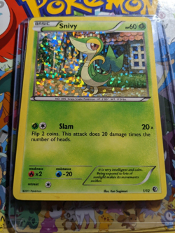 Pokemon Snivy 1/12 - Mcdonald's Promo - Holo Rare Used Pokemon Card - Image 3