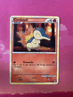 Pokemon Card Cyndaquil Call Of Legends Common 55/95 Near Mint - Image 1