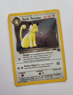 Pokemon Dark Persian 17 Holo Black Star Promo WOTC 2000 English ENG Card TCG - Image 1