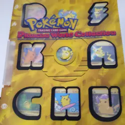Promo Pikachu World Collection 2000 Pokemon Cards - Complete set with binder! - Image 1