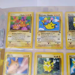 Promo Pikachu World Collection 2000 Pokemon Cards - Complete set with binder! - Image 5