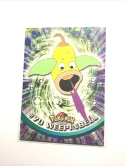 WEEPINBELL - # 70 - TOPPS SERIES 1 - BLUE LOGO - Pokemon Card - NM - Image 1