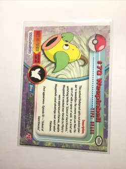 WEEPINBELL - # 70 - TOPPS SERIES 1 - BLUE LOGO - Pokemon Card - NM - Image 2