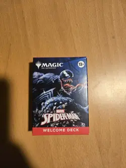 Magic: The Gathering Spider-Man Welcome Deck Venom Black Sealed Brand New - Image 1