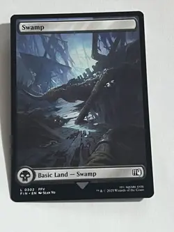 MTG Final Fantasy FULL ART L Swamp #0302 - Image 1