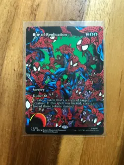 Rite of Replication Borderless - MAR 0014 - NM - MTG Spider Man Marvel Magic - Image 1