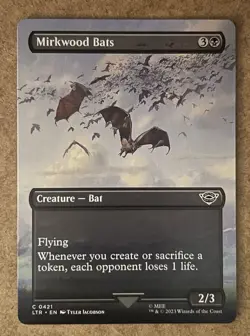 Mirkwood Bats (Borderless) - Lord of the Rings - NM MTG - Image 1