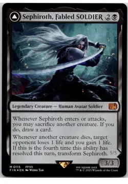 Sephiroth, Fabled SOLDIER 115 FINAL FANTASY NM MTG - Image 1