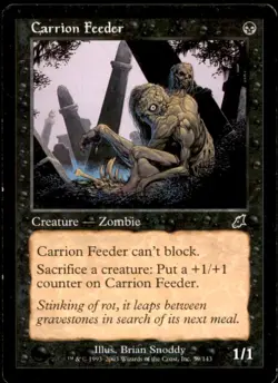 Carrion Feeder Scourge Light Play MTG Magic the Gathering - Image 1