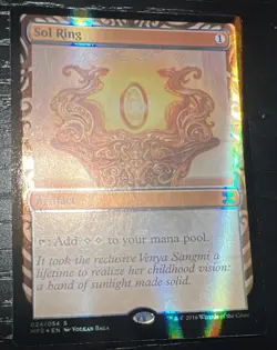 [1x] Sol Ring - Foil Near Mint, English Kaladesh & Aether Revolt Inventions MTG - Image 1
