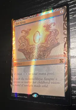 [1x] Sol Ring - Foil Near Mint, English Kaladesh & Aether Revolt Inventions MTG - Image 4
