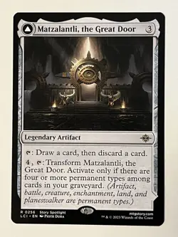 Matzalantli the Great Door Commander Lost Caverns of Ixalan Non-Foil MTG NM - Image 1
