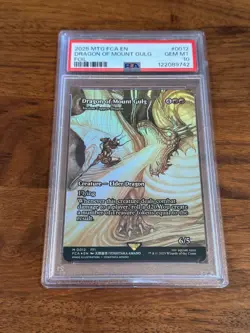 PSA 10 MTG FINAL FANTASY: THROUGH THE AGES FOIL #0012 DRAGON OF MOUNT GULG 2025 - Image 1