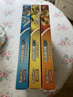 Pokemon TCG Flareon GX, Jolteon GX, Vaporeon GX Special Collection Box Set Of 3 - Image 3