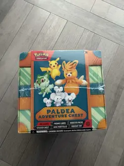 Brand New Sealed Pokemon TCG: Paldea Adventure Chest Box w/ Promos - Image 3
