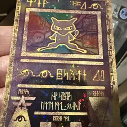 Ancient Mew First Pokemon Movie Promo 2000 Iconic Double Sided Holo 🔥 - Image 3