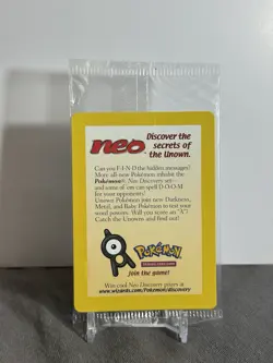 Entei #34 Reverse Holo 2001 Pokemon Neo Discovery Black Star Promo SEALED!!! - Image 1