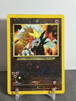 Entei #34 Reverse Holo 2001 Pokemon Neo Discovery Black Star Promo SEALED!!! - Image 3