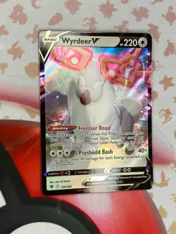 Wyrdeer V 134/189 English Pokemon TCG Astral Radiance Ultra Rare Full Art - Image 3