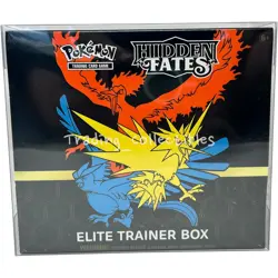 Hidden Fates Sun and Moon Elite Trainer Box ETB Pokemon with Case - Image 1
