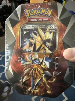Pokemon TCG: Dawn Wings Necrozma-GX Prism Pokemon Tin 2018 - Factory Sealed !! - Image 1