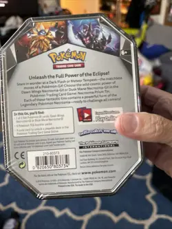 Pokemon TCG: Dawn Wings Necrozma-GX Prism Pokemon Tin 2018 - Factory Sealed !! - Image 2
