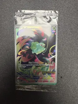 Pokemon Sealed Bulbasaur 133/132 Pokemon TCG Mega Evolution Stamped Promo - Image 1