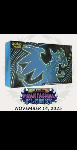 Pokemon TCG Phantasmal Flames Mega Charizard X EX UPC CONFIRMED 11/14 PRE-SALE! - Image 1