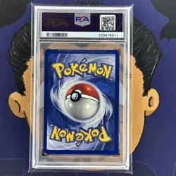 PSA 7 NEAR MINT 2000 Pokemon League TEAM ROCKET’S MEOWTH #18 Promo - Image 3