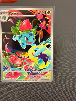 Ivysaur Illustration Rare 134/132 Near Mint Mega Evolution Pokemon TCG English - Image 2
