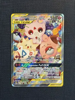 Pokemon TCG Togepi Cleffa Igglybuff GX Tag Team Alternate Art 143a/236 MINT!! - Image 1