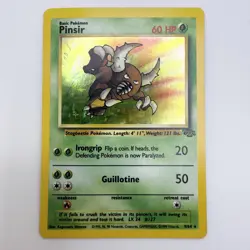 Pokemon TCG Pinsir Jungle 9/64 Holo Unlimited Rare LP/NM - Image 1
