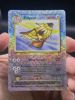 Pokemon Pidgeot Legendary Collection Reverse Holo Rare 33/110 WOTC English HP - Image 3