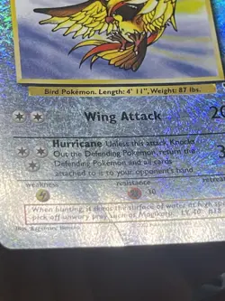 Pokemon Pidgeot Legendary Collection Reverse Holo Rare 33/110 WOTC English HP - Image 4