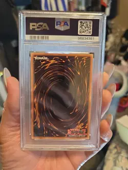 2005 Yu-Gi-Oh! 1st Edition FET Ultimate Rare #EN043 Spiral Spear Strike PSA 8 - Image 2