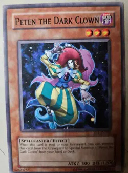 Yugioh Peten The Dark Clown Unlimited Edition EP1-EN005 - Image 3