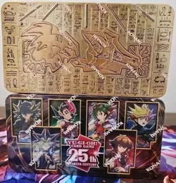 2 NEW SEALED Yu-Gi-Oh! Tins: 1 Tin of Ancient Battles & 1 Tin 25th Anniversary - Image 1