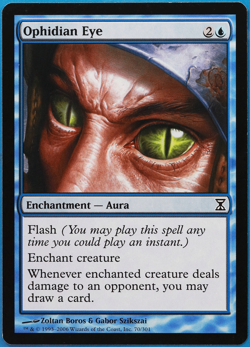 Ophidian Eye Time Spiral NM Blue Common MAGIC MTG CARD (ID# 504138) ABUGames - Image 1