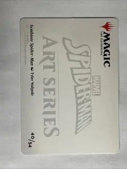 Symbiote Spider-Man - Gold Stamped Signature - Art Series 40/54 - Art Card MTG - Image 3
