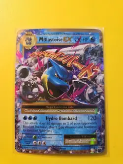 M Blastoise EX 22/108 Pokemon Card Mega XY Evolutions TCG Holo Ultra Rare - Image 1