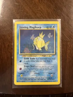 Pokemon TCG Shining Magikarp Neo Revelation Holo Card LP+ Condition - Image 1