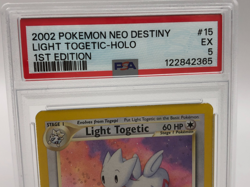 2002 POKEMON NEO DESTINY Trading Card LIGHT TOGETIC -HOLO #15 1st Edition PSA 5 - Image 2