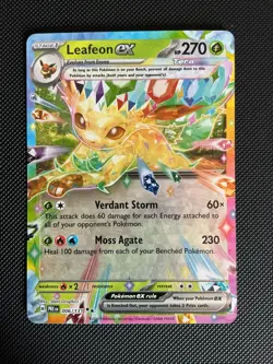 Pokemon Leafeon EX Prismatic Evolutions Holo Card 6/131 NM/Mint Condition - Image 1